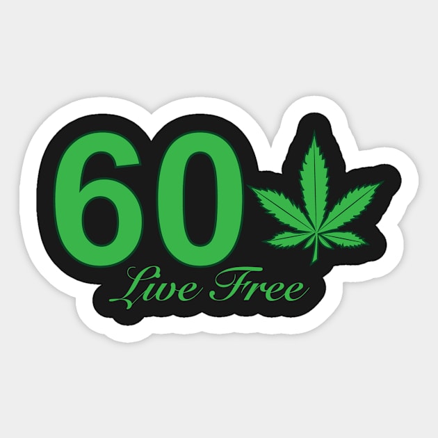 60Tree Medical Marijuana Sticker by ACGraphics